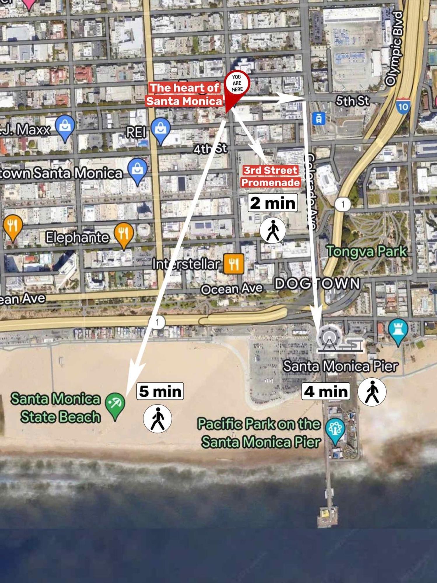 5 Heart Of Santa Monica Appartamento
